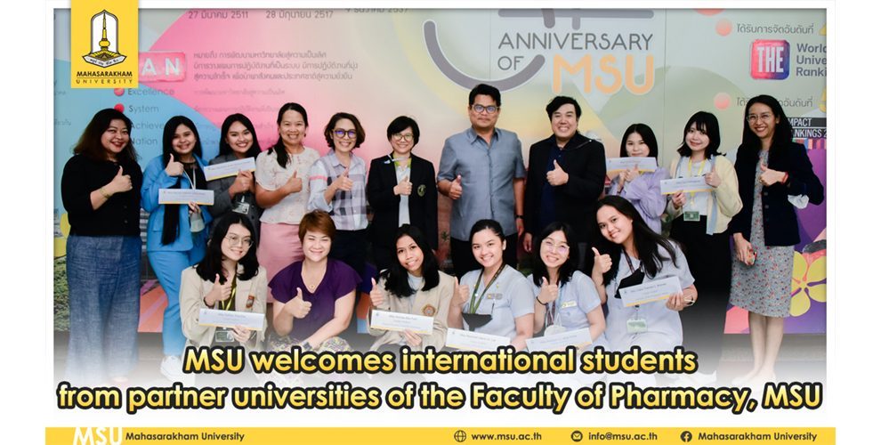 MSU welcomes international students from partner universities of the Faculty of Pharmacy, MSU