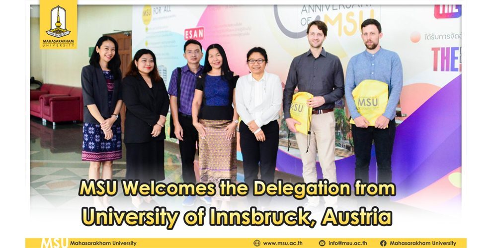 MSU Welcomes the Delegation from University of Innsbruck, Austria